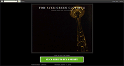 Desktop Screenshot of forevergreenclothing.blogspot.com