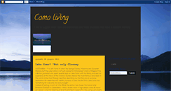 Desktop Screenshot of comoliving.blogspot.com