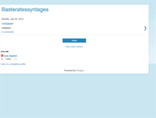 Tablet Screenshot of lilasteratessyntages.blogspot.com