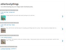 Tablet Screenshot of otherlovelythings.blogspot.com