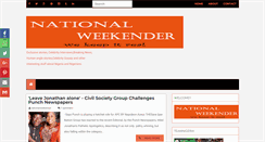 Desktop Screenshot of nationalweekender.blogspot.com