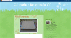 Desktop Screenshot of culinarias-e-receitas-da-val.blogspot.com