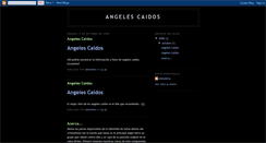 Desktop Screenshot of angelesidos-22.blogspot.com