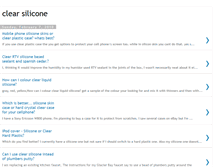 Tablet Screenshot of clear-silicone.blogspot.com