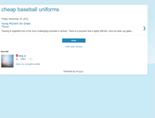 Tablet Screenshot of cheapbaseballuniform.blogspot.com