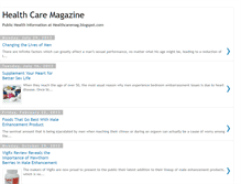 Tablet Screenshot of healthcaremag.blogspot.com