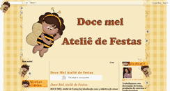 Desktop Screenshot of docemelateliedefestas.blogspot.com