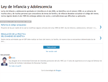 Tablet Screenshot of leydeinfanciayadolescencia.blogspot.com