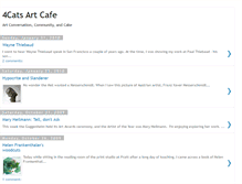 Tablet Screenshot of 4catsartcafe.blogspot.com