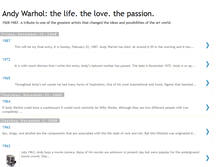 Tablet Screenshot of andywarholproject.blogspot.com