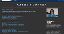 Desktop Screenshot of cathy-cathyscorner.blogspot.com
