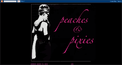 Desktop Screenshot of peaches-pixies.blogspot.com