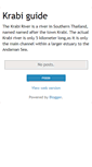 Mobile Screenshot of krabiguide.blogspot.com