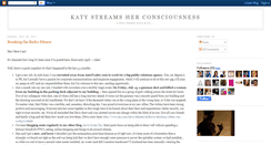 Desktop Screenshot of katystreamsherconsciousness.blogspot.com