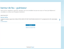 Tablet Screenshot of barreur-de-feu.blogspot.com