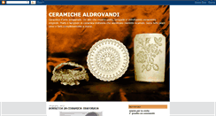 Desktop Screenshot of manifatturaaldrovandi.blogspot.com