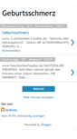Mobile Screenshot of geburtsschmerz.blogspot.com