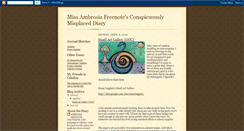 Desktop Screenshot of ambrosia-freenote.blogspot.com