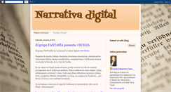 Desktop Screenshot of narrativadigitaldiary.blogspot.com