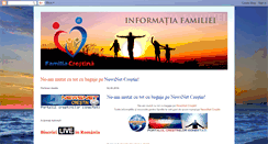 Desktop Screenshot of informatiafamiliei.blogspot.com