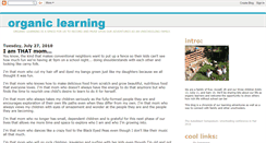 Desktop Screenshot of organiclearning.blogspot.com