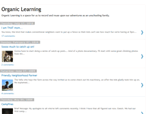 Tablet Screenshot of organiclearning.blogspot.com