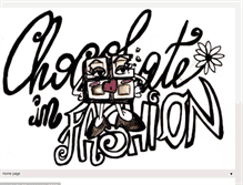 Tablet Screenshot of chocolateinfashion.blogspot.com