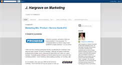 Desktop Screenshot of jhargraveonmarketing.blogspot.com