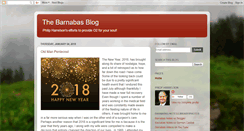 Desktop Screenshot of barnabas14blog.blogspot.com