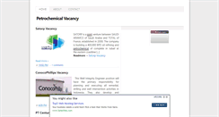 Desktop Screenshot of petrochemicalvacancy.blogspot.com