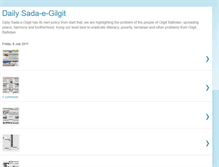Tablet Screenshot of dailysadaegilgit.blogspot.com