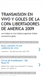 Mobile Screenshot of goleslibertadores2009.blogspot.com