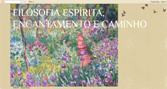 Desktop Screenshot of filosofiaespiritaencantamentoecaminho.blogspot.com