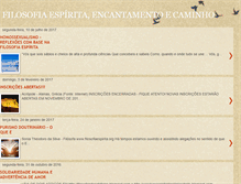 Tablet Screenshot of filosofiaespiritaencantamentoecaminho.blogspot.com