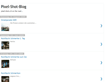 Tablet Screenshot of pixel-shot-blog.blogspot.com