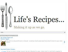 Tablet Screenshot of lifesrecipes.blogspot.com