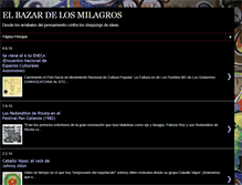 Tablet Screenshot of elbazardelosmilagros.blogspot.com