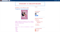Desktop Screenshot of insightecriatividade.blogspot.com