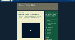 Desktop Screenshot of aggietechclub.blogspot.com