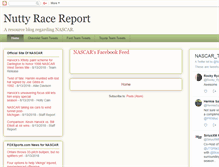 Tablet Screenshot of nuttyracereport.blogspot.com