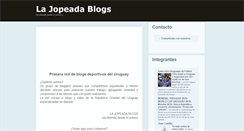 Desktop Screenshot of lajopeada.blogspot.com