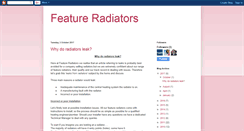 Desktop Screenshot of featureradiators.blogspot.com