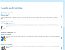 Tablet Screenshot of gestiondeempresaschile.blogspot.com