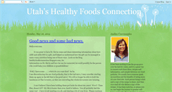 Desktop Screenshot of healthyfoodsconnection.blogspot.com