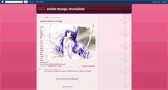 Desktop Screenshot of animemangarevolution.blogspot.com