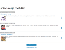 Tablet Screenshot of animemangarevolution.blogspot.com