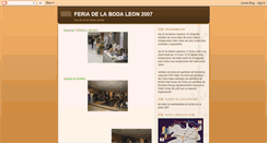 Desktop Screenshot of feriadelabodaleon2007.blogspot.com