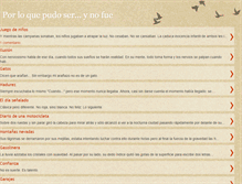 Tablet Screenshot of porloquepudoserynofue.blogspot.com