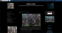 Desktop Screenshot of defiance-trailer.blogspot.com