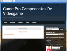 Tablet Screenshot of gameprocampeonatosdevideogame.blogspot.com